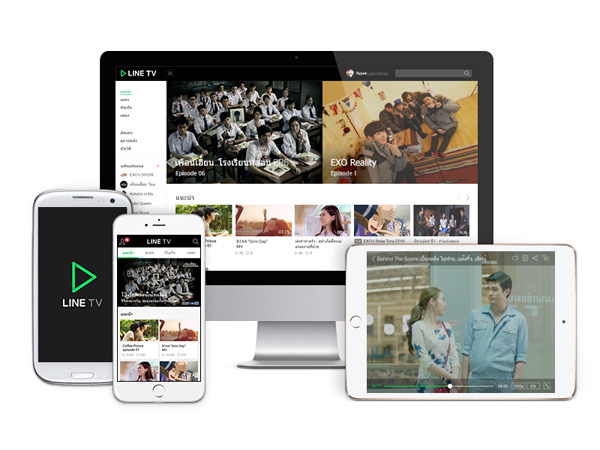 LINE เปิดตัว LINE TV ดูละครผ่านแอป
