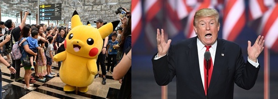 Pokemon Go, Trump top Google trend list
