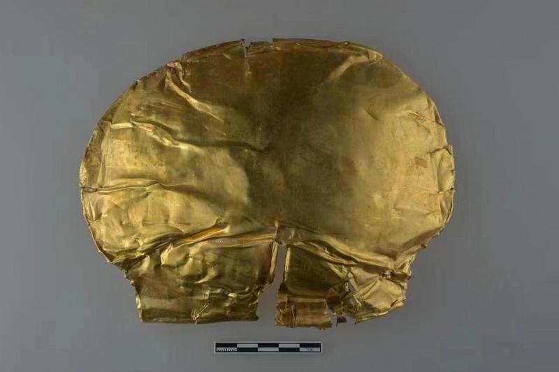 China finds a 3,000-year-old gold “corpse mask”