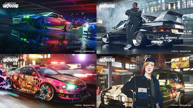 Japanese stores released a photo of “Need for Speed ​​Unbound” before its late evening opening!