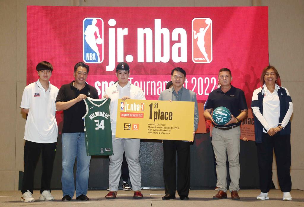 “Nicholas Bolton” won the first NBA Jr. e-sports tournament in Thailand.