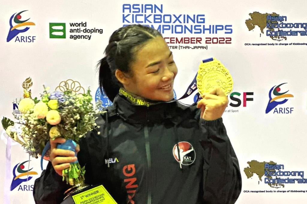 ONEの女性ボクサー「Dangkongfa」が2022年アジアキックボクシング選手権で優勝