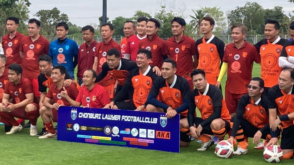 Lawyers from Pattaya Lawyer City warm up at the Lawyers Club in Chonburi Province ahead of the Thailand Lawyers’ Cup competition for HRH Princess Maha Chakri Sirindhorn’s Cup.