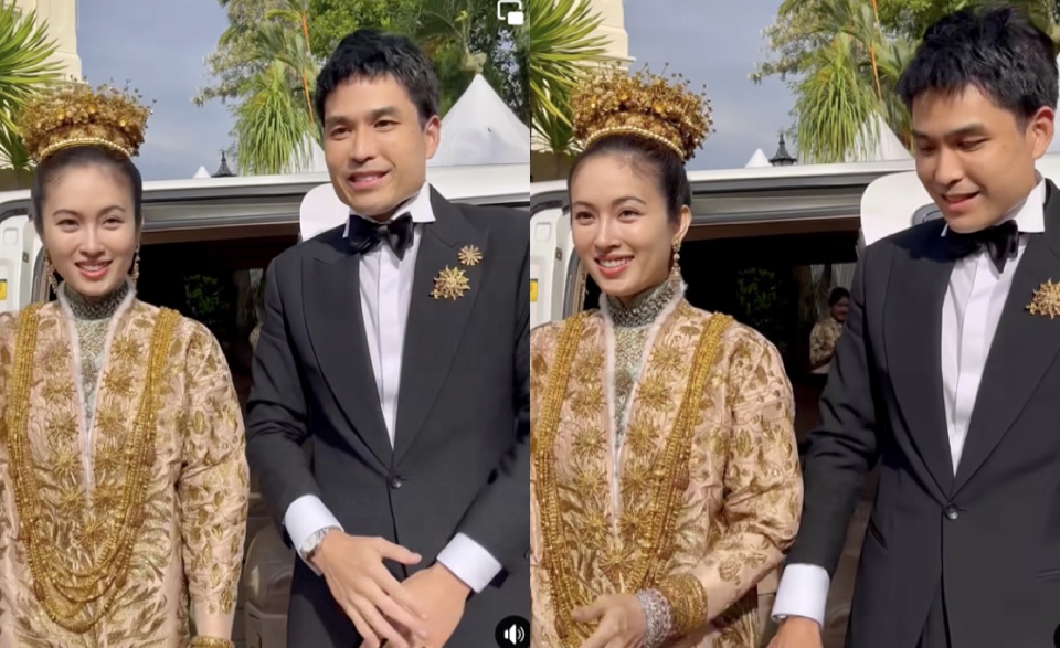 “ปอย ตรีชฎา” สวมชุดเจ้าสาวสุดอลัง เข้าพิธีวิวาห์แบบดั้งเดิมของภูเก็ตแล้ว