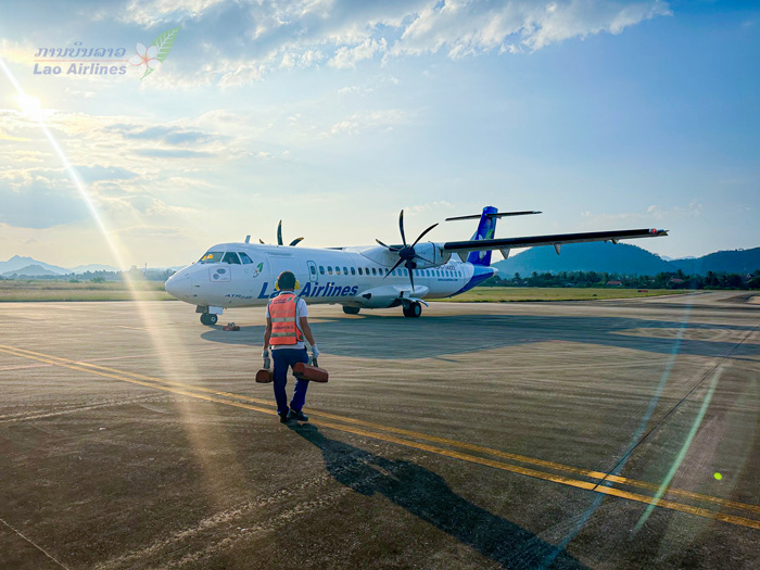 "การบินลาว" ล้อหน้าหลุดขณะลงจอดที่สนามบินวัดไต ผู้โดยสารทั้งหมดปลอดภัย
