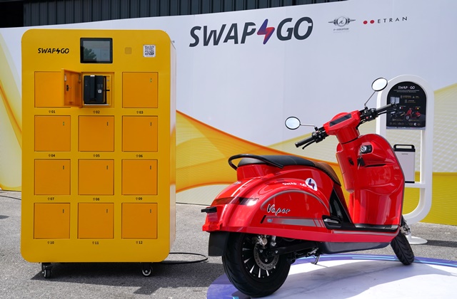 Swap & Go ชูแพลตฟอร์มสลับแบตเตอรี่มอเตอร์ไซค์ไฟฟ้าแบบ “Universal