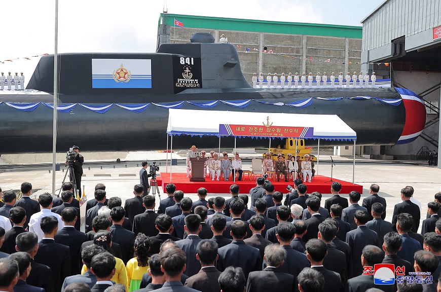 North Korea Launches New Tactical Nuclear Attack Submarine+