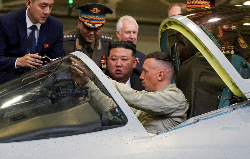 Kim Jong Un’s Visit to Russian Fighter Jet Factory Raises Concerns about Secret Deal and Missile Program Upgrade