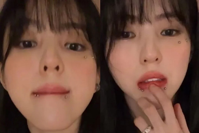 "Han So Hee" Admits That The Piercing Actually Hurt, Both On Her Mouth ...