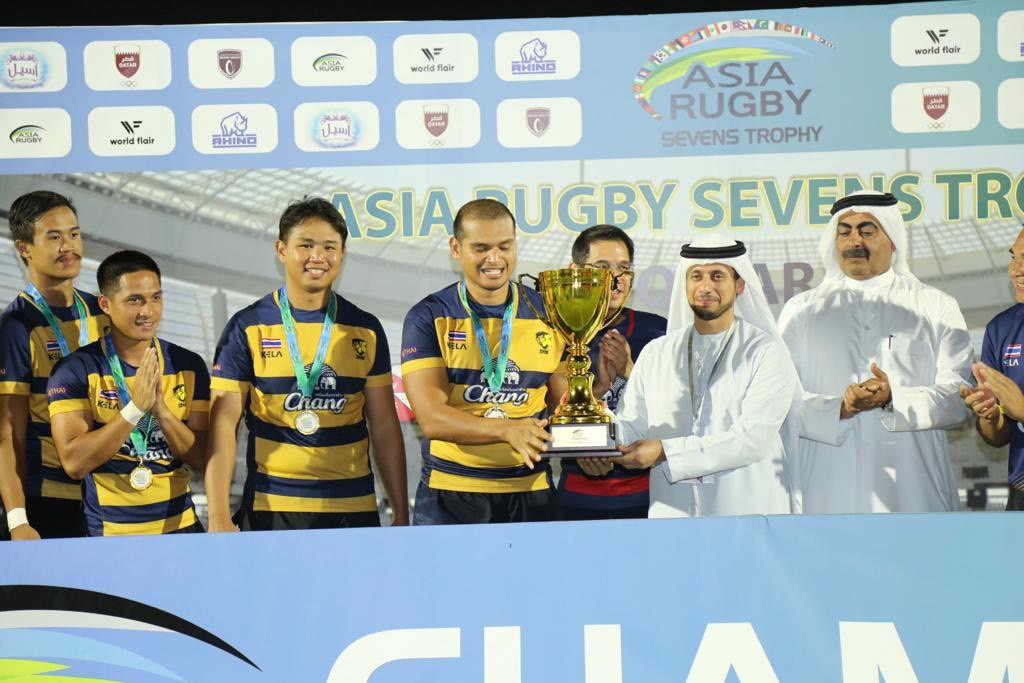 Thai Men’s Rugby 7s Team Wins Asia Rugby Sevens Championship