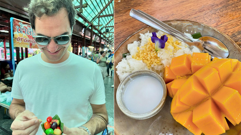 Roger Federer Explores Thailand: From Floating Markets to Chubby Balls