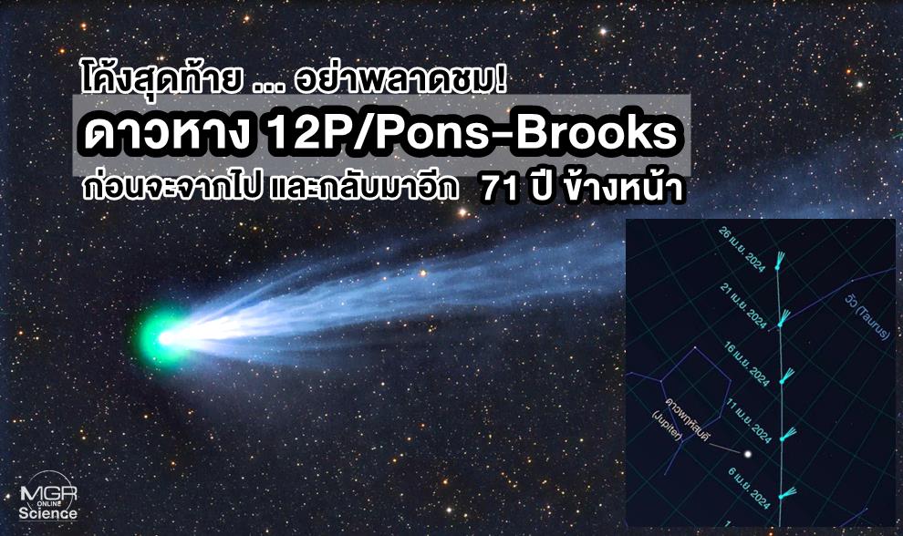 How to See Comet 12P/Pons-Brooks with the Naked Eye Until April 2024