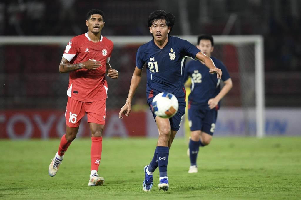 Thai National Football Team Draws 0-0 Against Lebanon in Warm-Up Match at Thammasat University Stadium