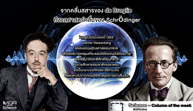 De Broglie to Schrödinger: Wave Mechanics Evolution